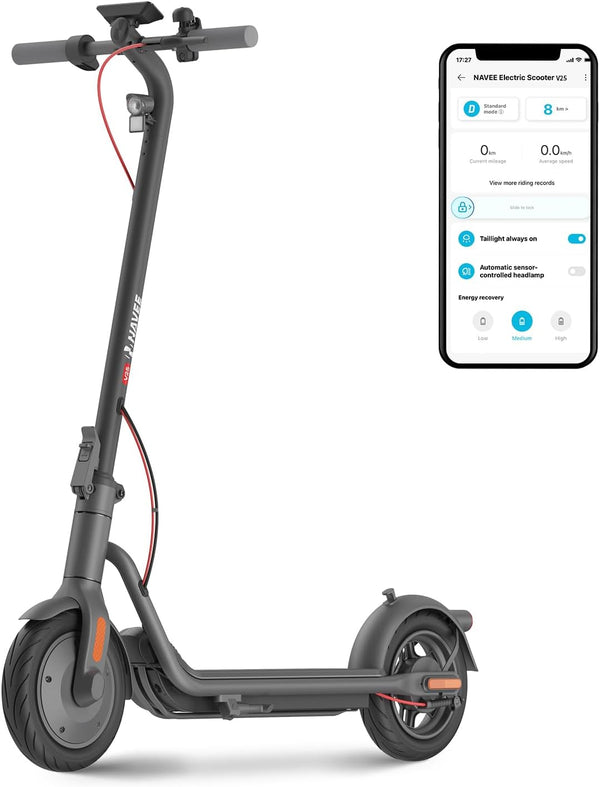 Smart and Intuitive Riding with NAVEE V25 Pro Electric Scooter