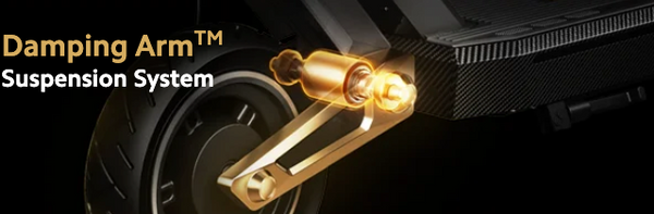 Exclusive Damping Arm Suspension System