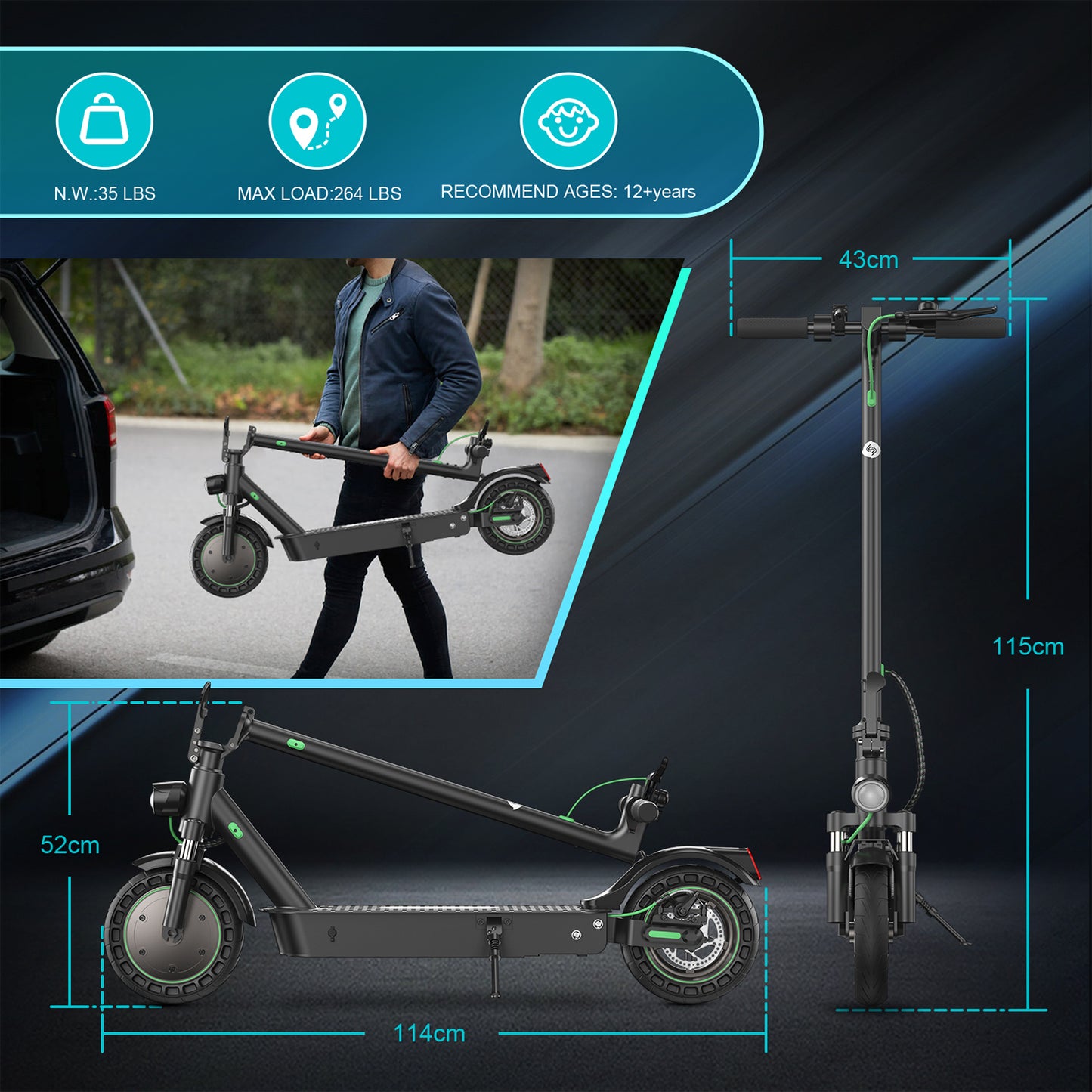 Isinwheel Electric Scooter S9 Max