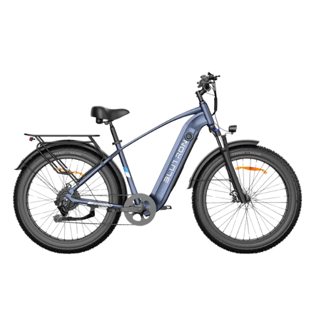 Blue electric bike