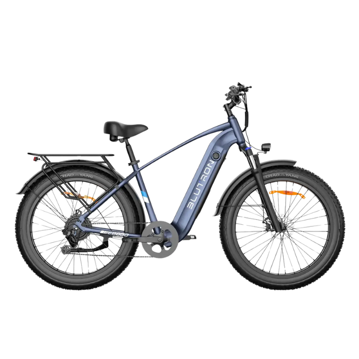 Blue electric bike