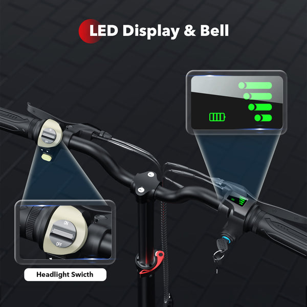 LED Display and Bell for Better Control & Awareness