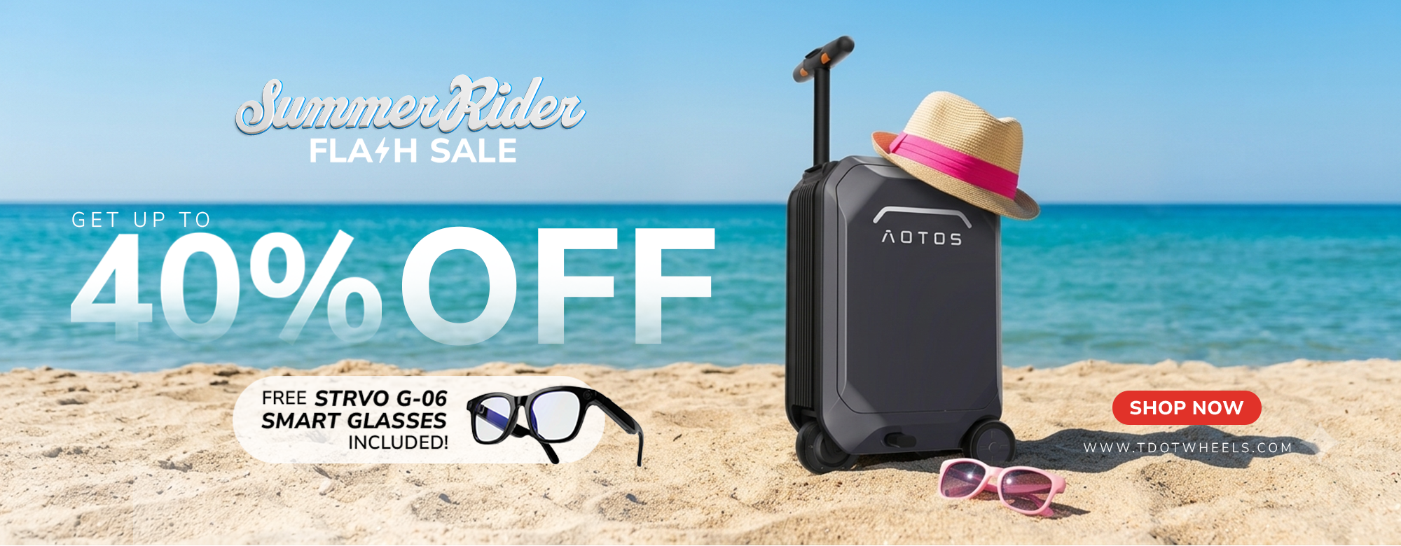Summer Ride Flash Sale banner