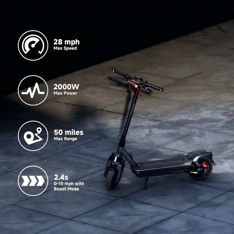 Segway Max G3 Electric Scooter 45km/h Speed / 80km Range / 24.6kg / 2000W