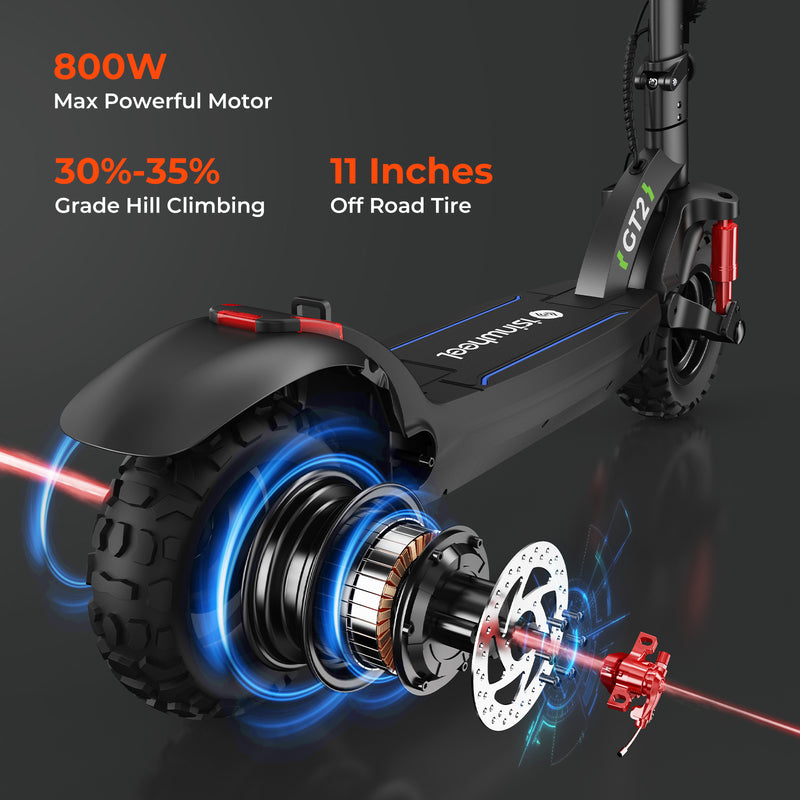 Isinwheel Electric Scooter GT2 45Km/hr Speed / 60Km Range / 24Kg / 1000W