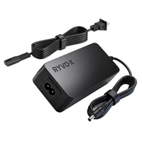 Ryvo-X 54.6V 2A 5.5 x 2.1mm DC Charger for 48V Lithium Ion Battery, UL Certified
