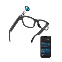 STRVO G-06 2K Ultra HD Camera Smart Glasses with Bluetooth Audio, Photochromic Lenses, AI Assistant, Video Recording & App Control - Black