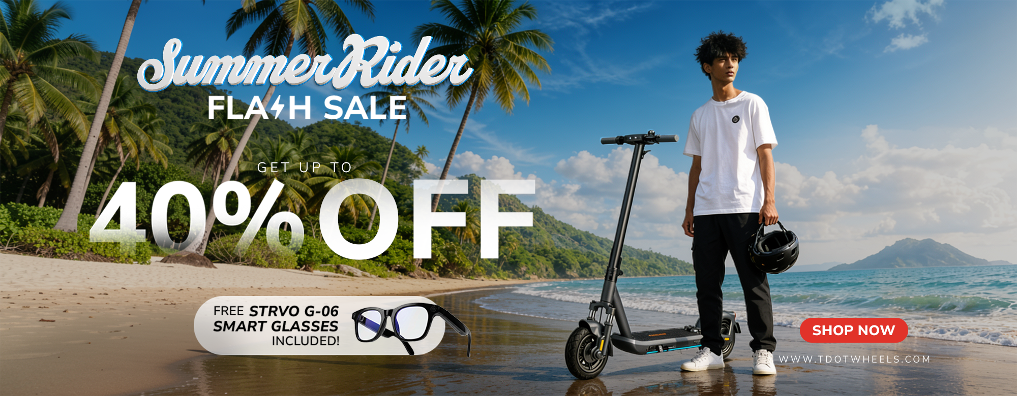 Summer Ride Flash Sale banner