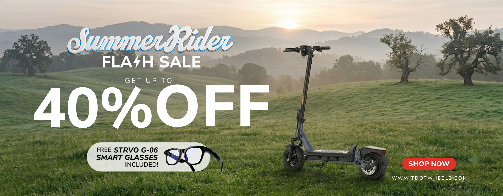 Summer Ride Flash Sale banner