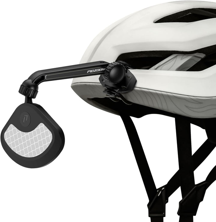 Pidzoom Bike Helmet Mirror for Cycling - 360° Adjustable and Rotating