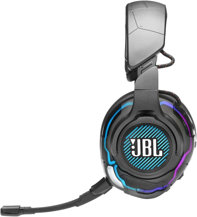 JBL Quantum ONE Wired Over-Ear Professional Gaming Headset with Head-Tracking Enchanced JBL QuantumSPHERE 360 - Black