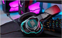 JBL Quantum ONE Wired Over-Ear Professional Gaming Headset with Head-Tracking Enchanced JBL QuantumSPHERE 360 - Black