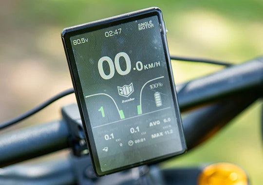Smart Riding with a 4.2" TFT Display