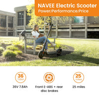 Navee V40 Electric Scooter 32km/h Speed / 40km Range / 16.3kg / 600W